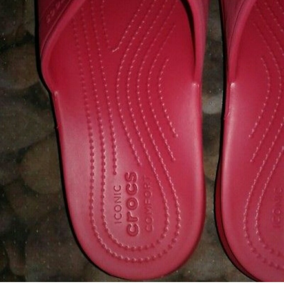 AUTH CROCS*CLASSIC SLIDE*PEPPER*US MEN'S 8*WOM. 10 - Picture 5 of 8